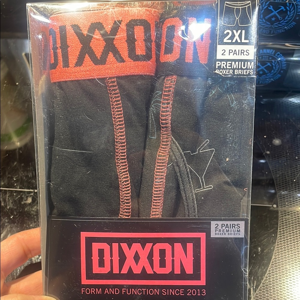 DIXXON Red & Black Boxer Briefs